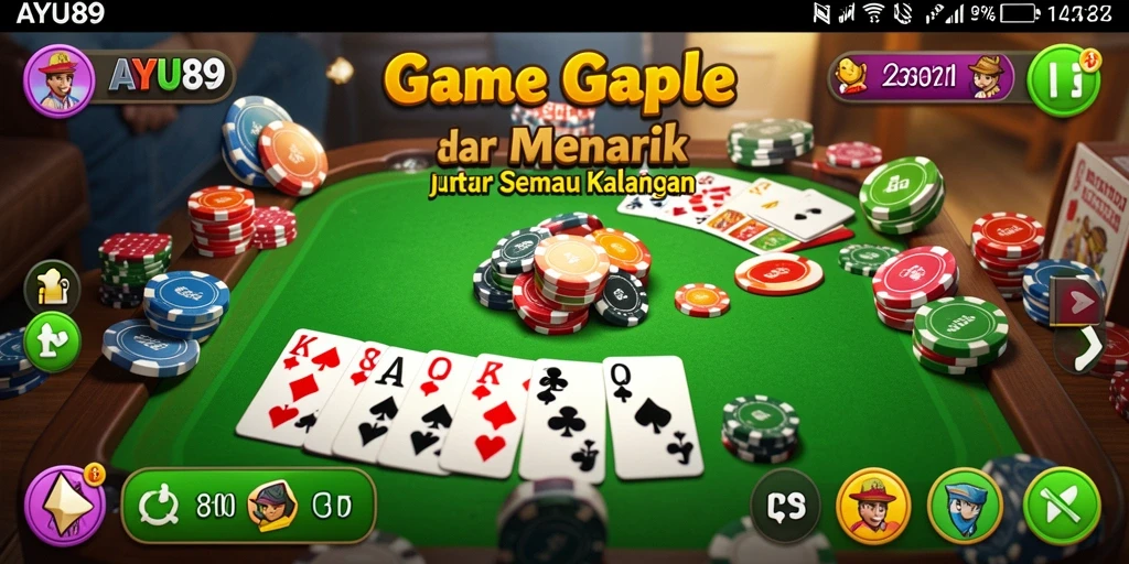 Tampilan gameplay AYU89 yang menarik dan interaktif.