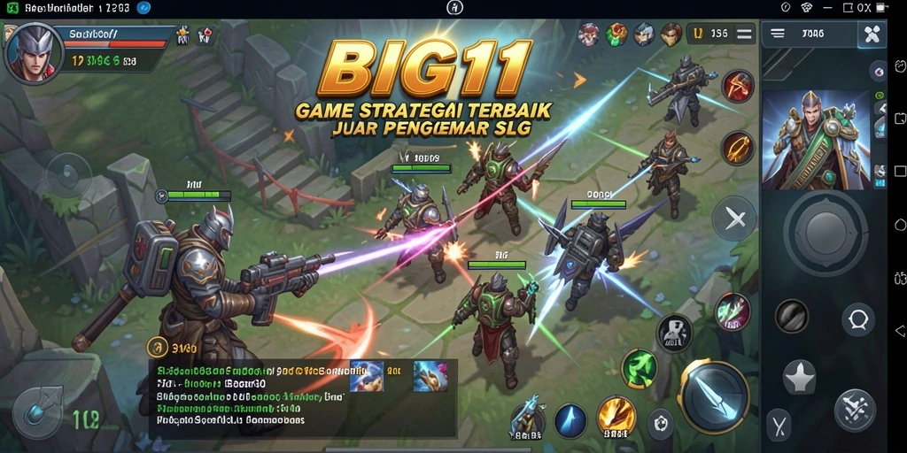 Tampilan menarik gameplay strategis di BIG11.