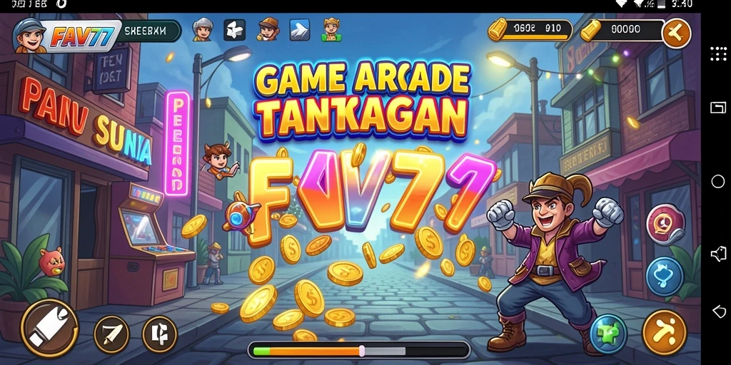 Tampilan gameplay seru dan menantang dari FAV77.