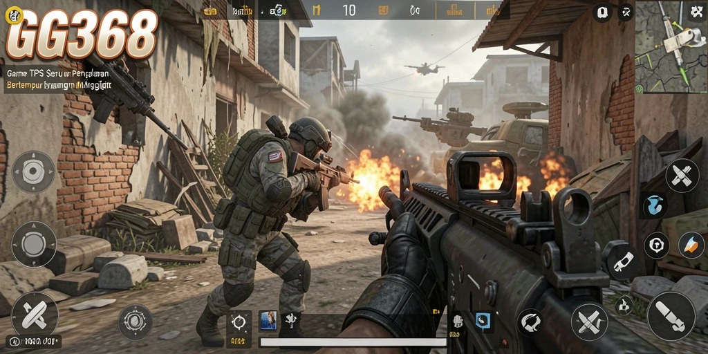 Tampilan gameplay GG368 yang mendebarkan dan penuh aksi.
