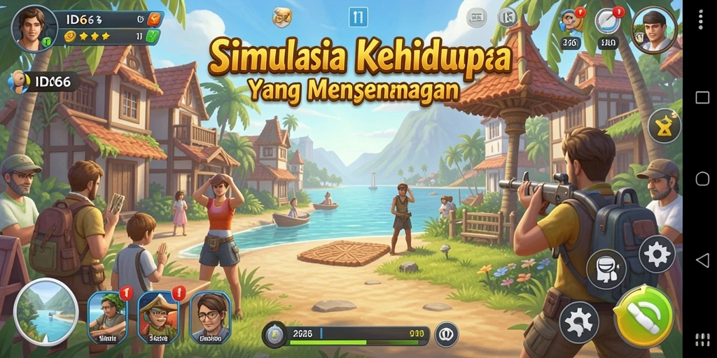 Tampilan gameplay ID66 yang menarik dan penuh interaksi.