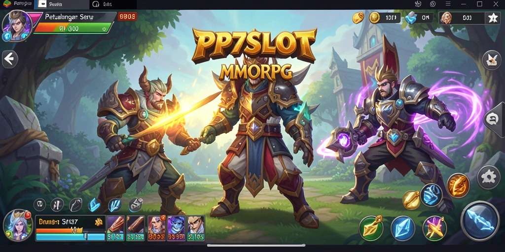 Tampilan menarik gameplay PP7SLOT dalam dunia MMORPG.
