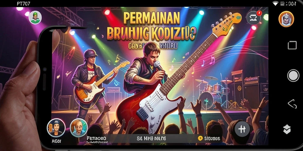 Screenshot gameplay PT707 menampilkan antarmuka permainan yang dinamis dan menarik.