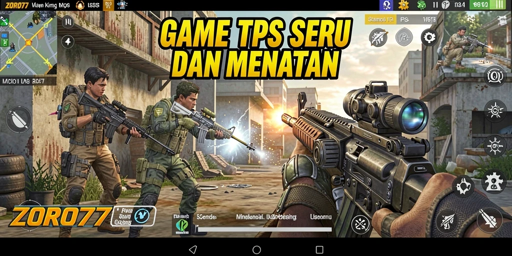 Tampilan gameplay ZORO77 yang memukau dan intens.